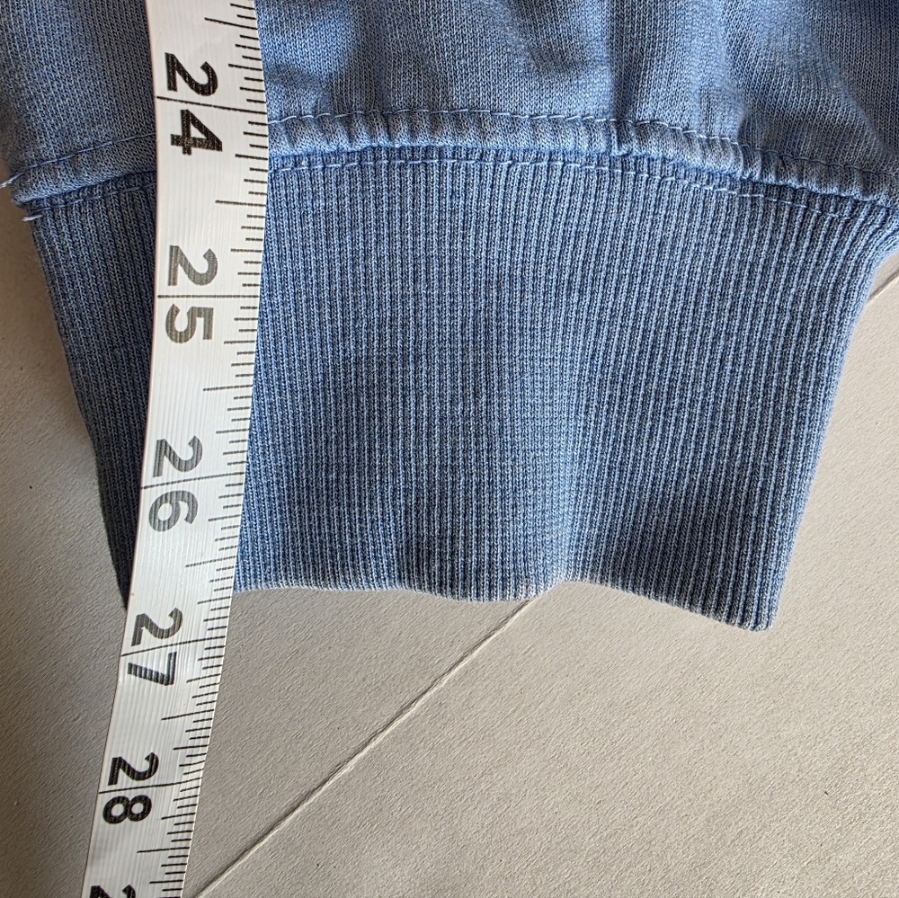 Legaci Block Island RI Baby Blue Joggers M Coastal Graphic Swratpants Athleisure - Picture 10 of 10